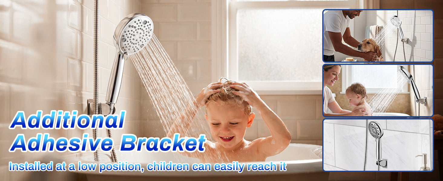 Water-Saving High Pressure Shower Head That Improves Shower Efficiency