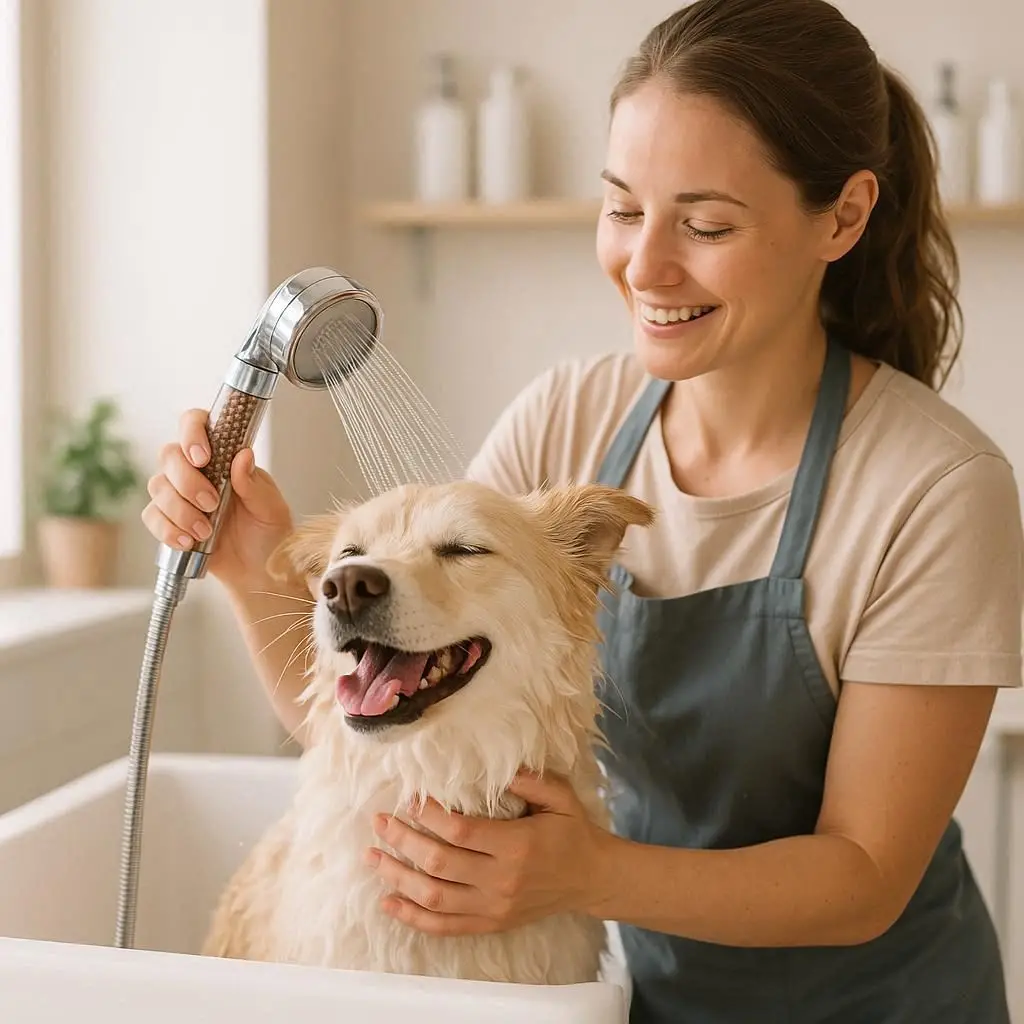 Pet Care Upgrade: Why Groomers Are Using Filtered Shower Heads for Pets