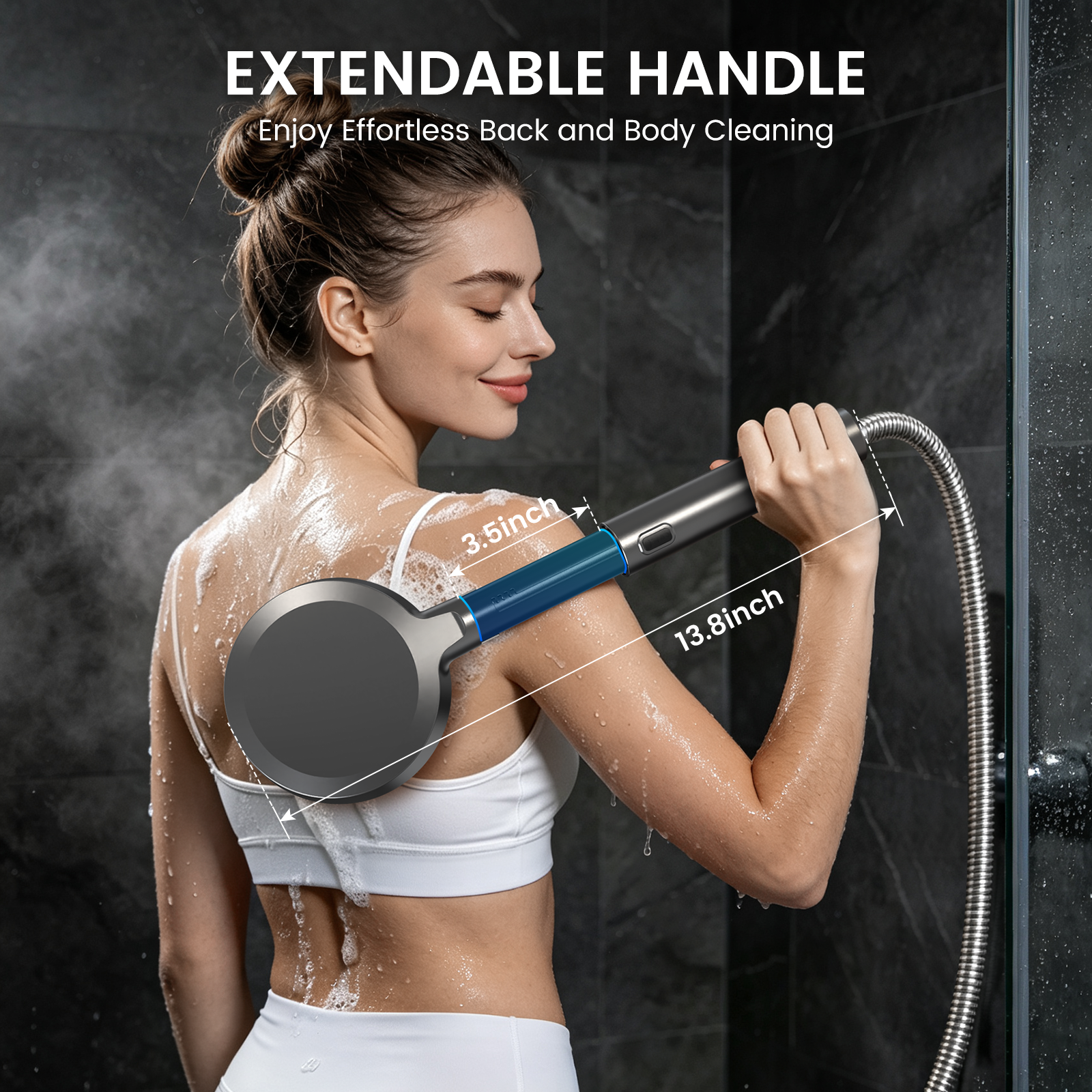 Hard-to-Reach Areas in the Shower? How an Extendable Handle Solves the Problem
