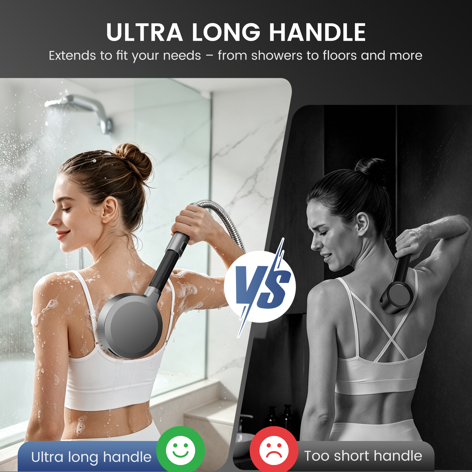 The Benefits of a Long Reach Shower Head for Easier Full Body Cleaning