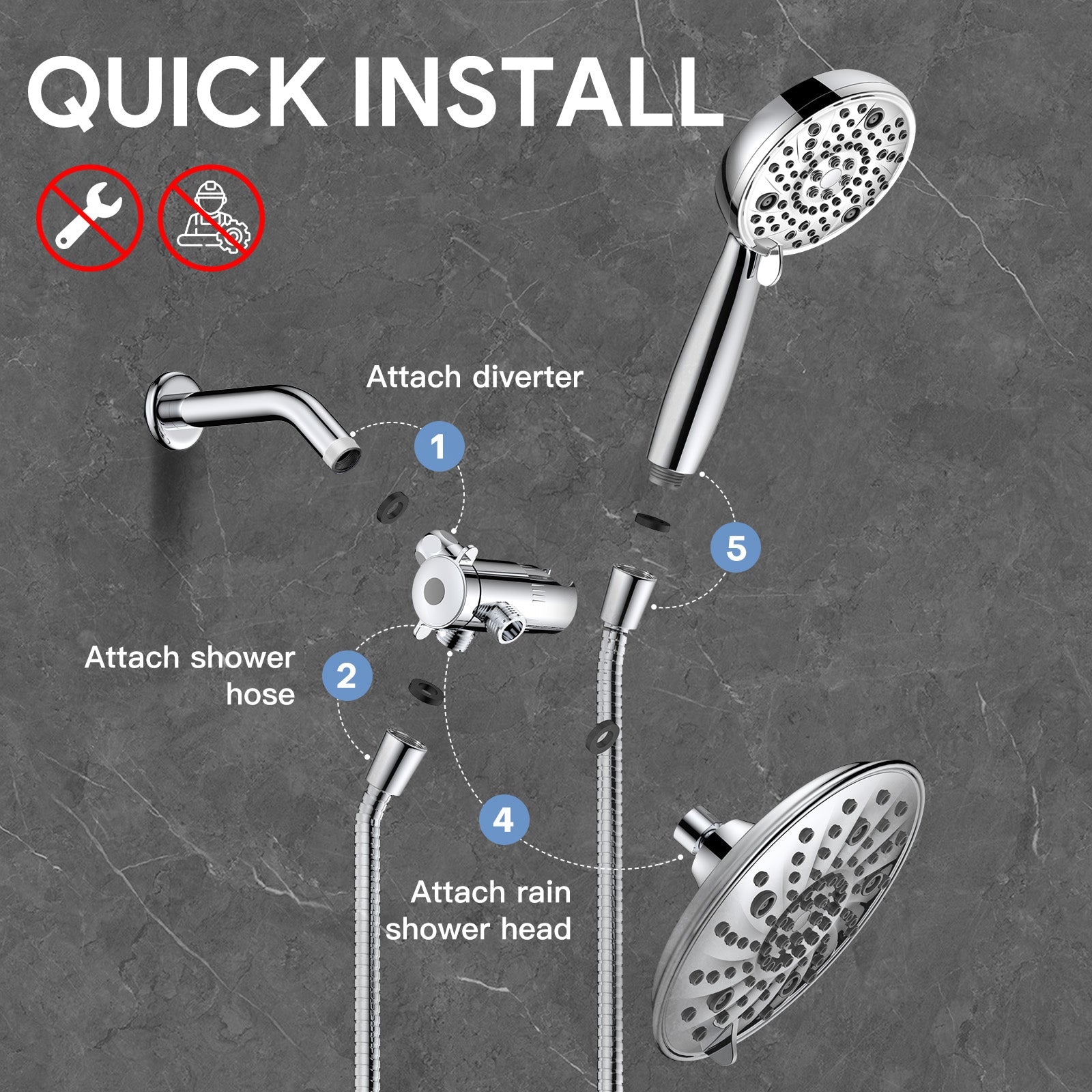 Plastic vs Metal Shower Heads: Which Material Is Better for Long-Term Use?