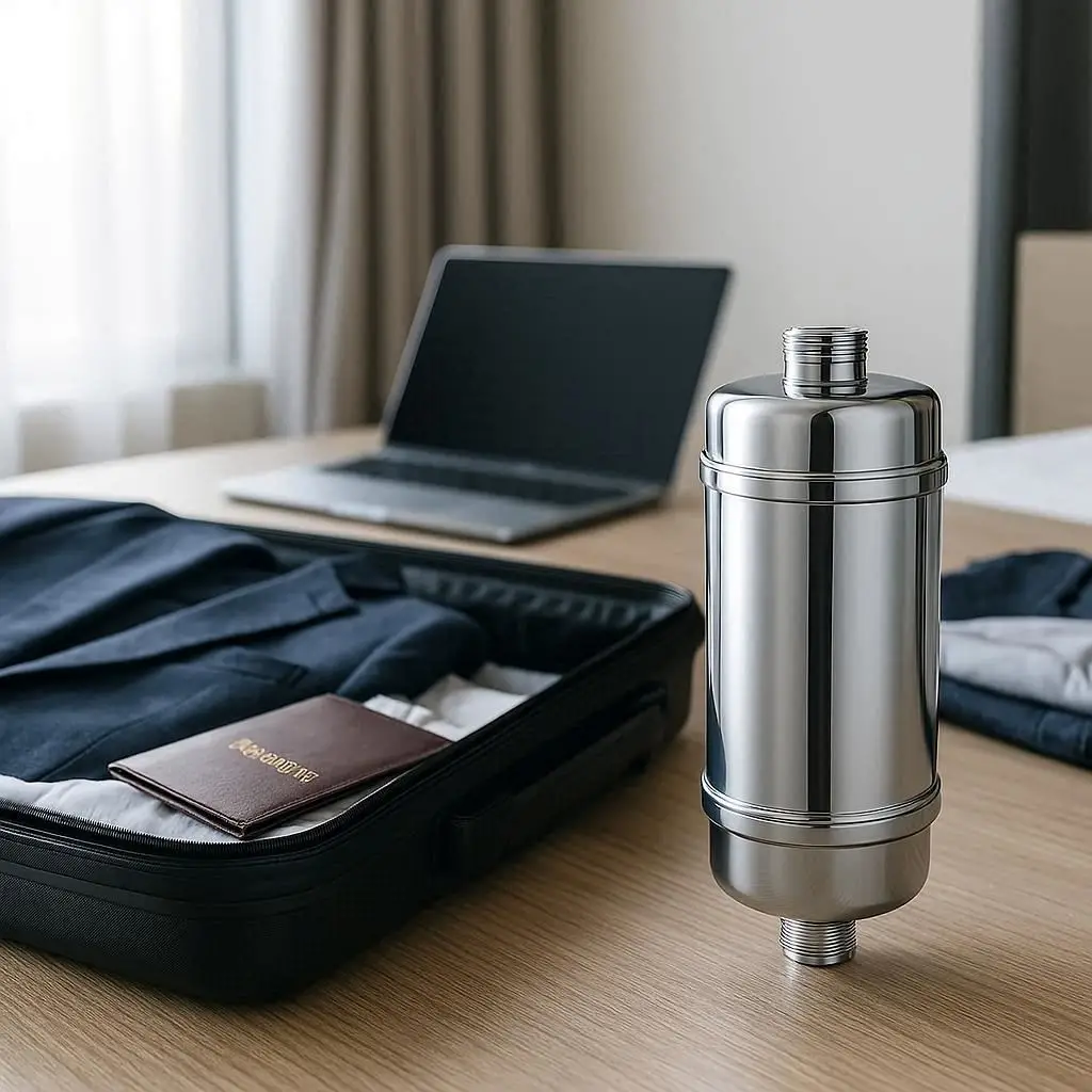 Travel-Size Wellness: Why Portable Shower Filters Are a Must for Business Travelers