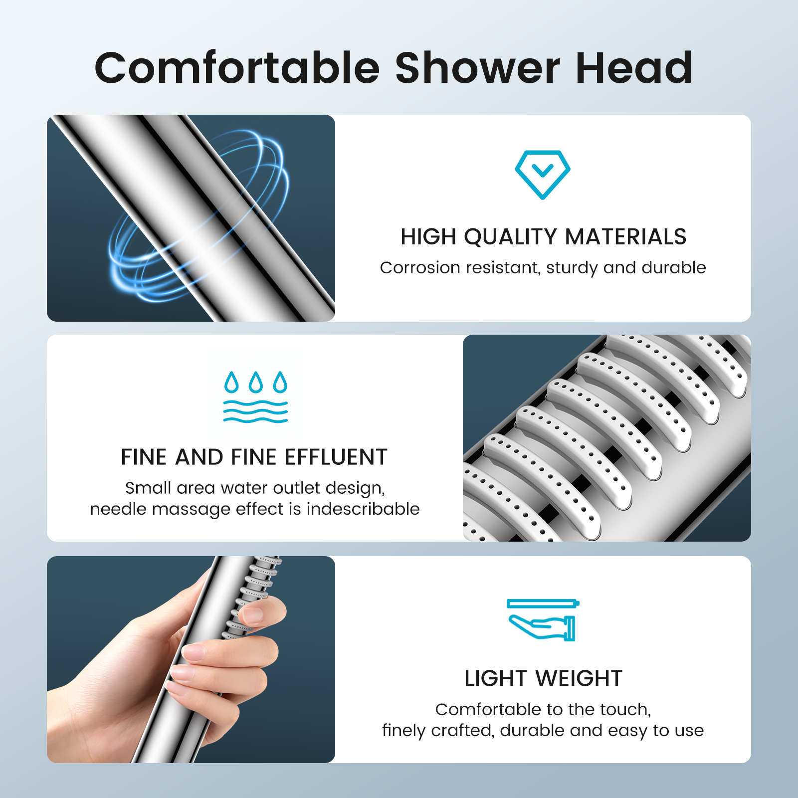 FEELSO Bathtub Shower