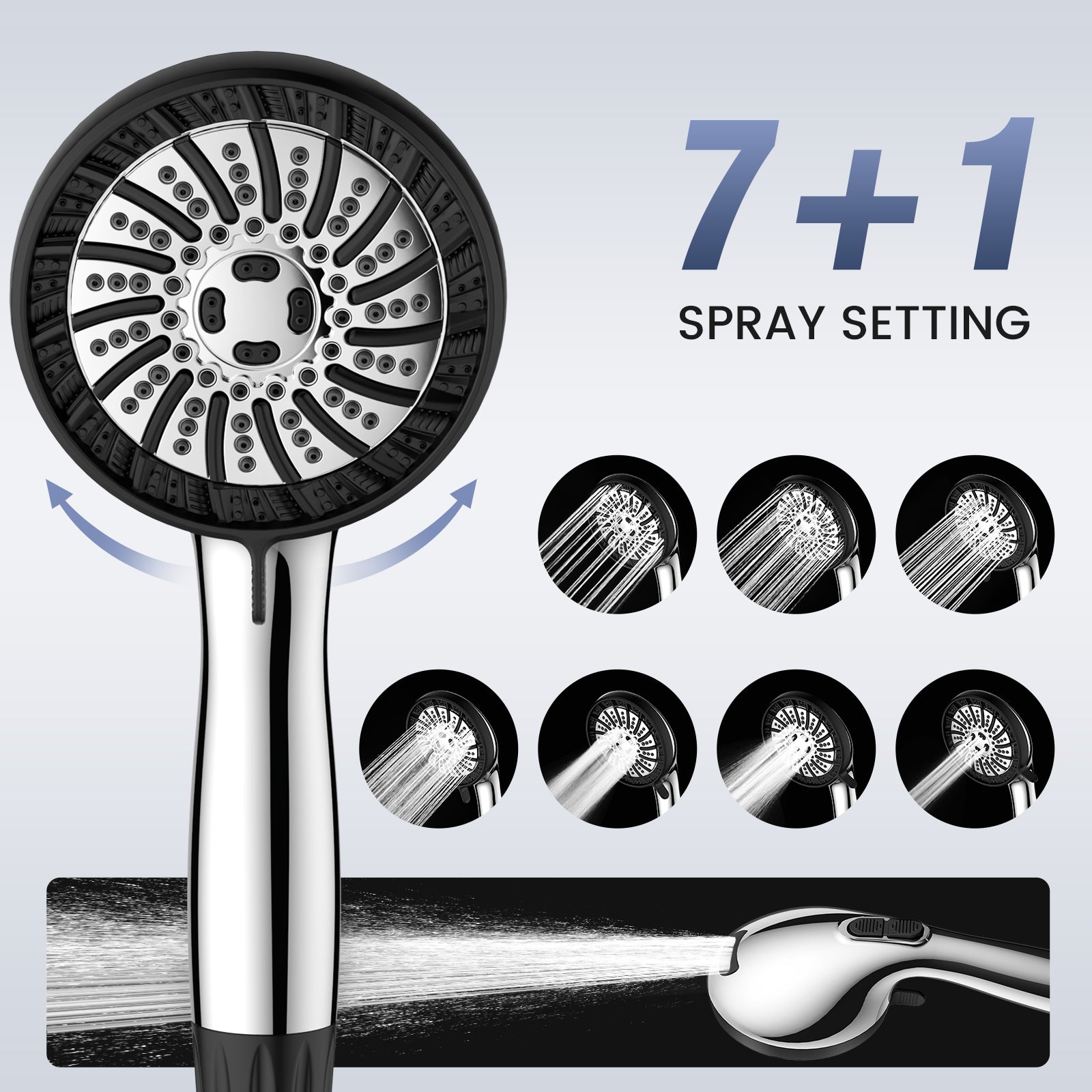 FEELSO Z1 Turbo Handheld Filter Shower Head