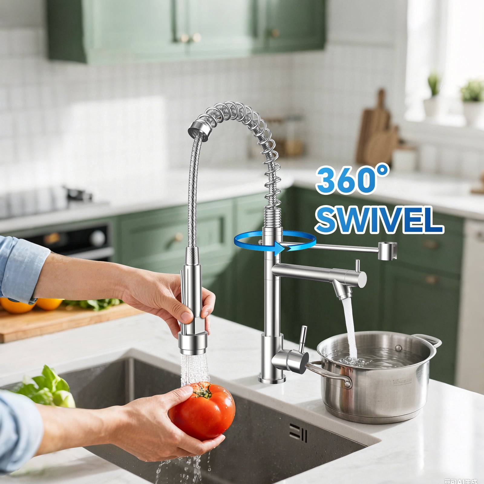 Feelso FL4 Professional Spring Kitchen Faucet
