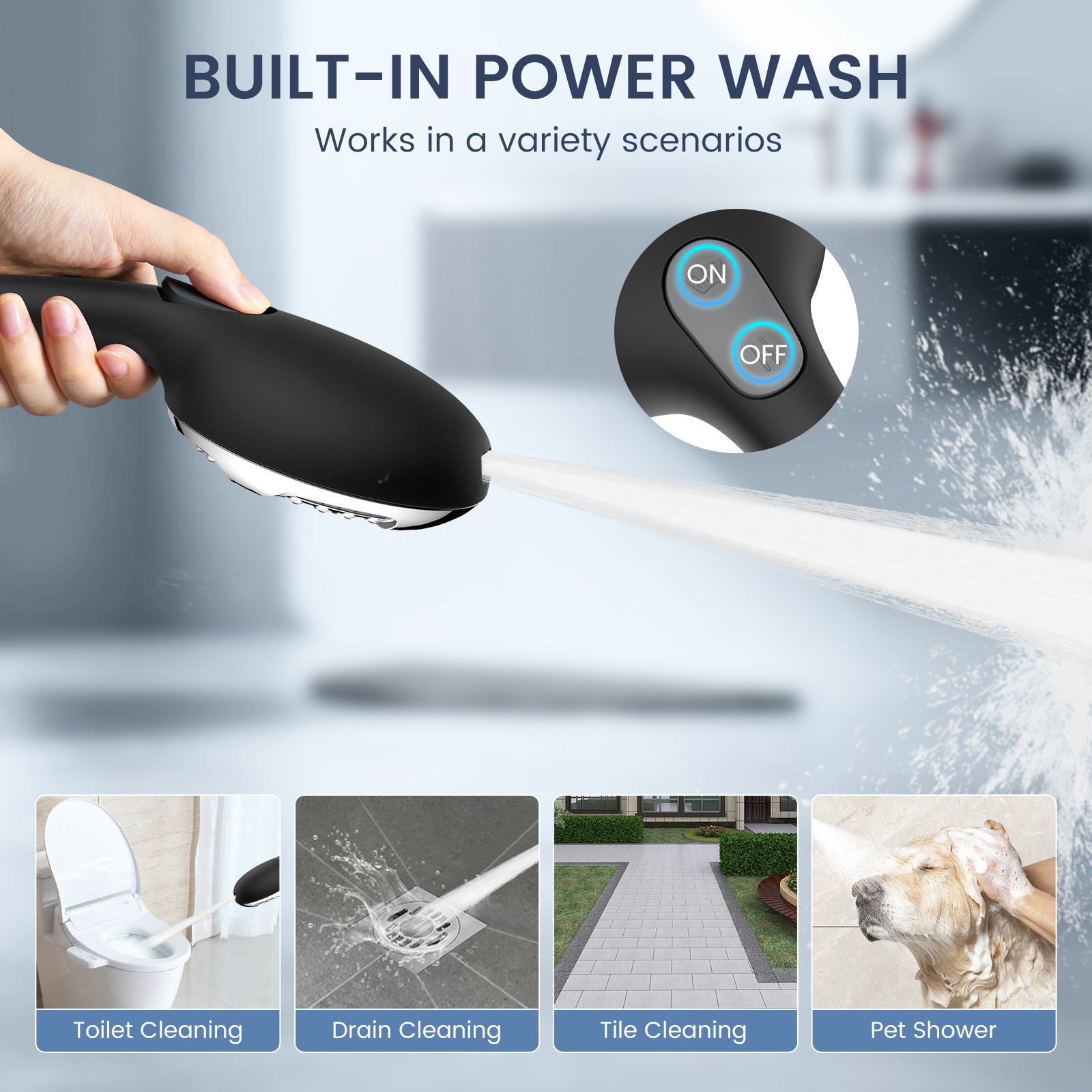 FEELSO SL7 Seven-Mode Handheld Shower Filter