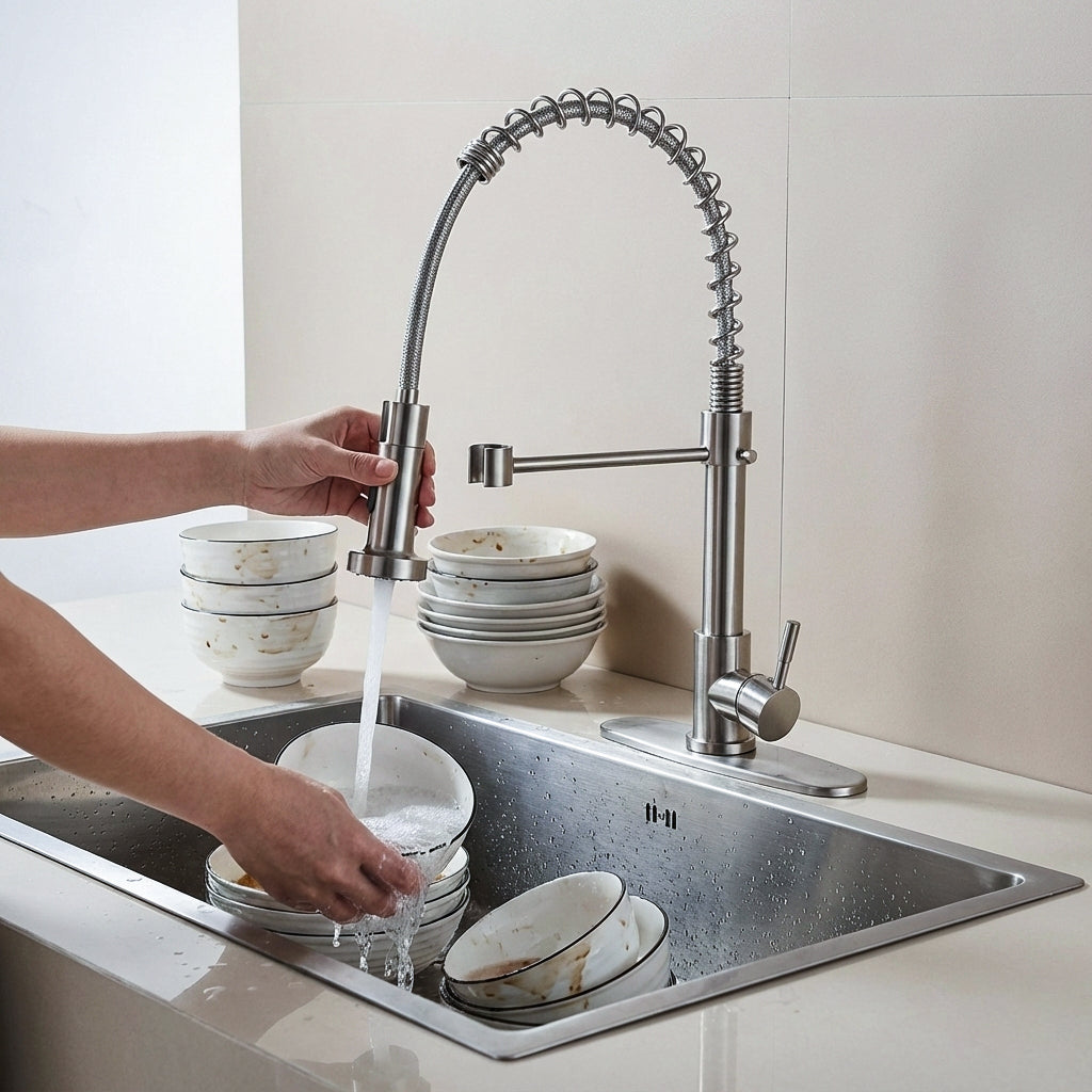 FEELSO FL3 Professional High-Arc Spring Kitchen Faucet