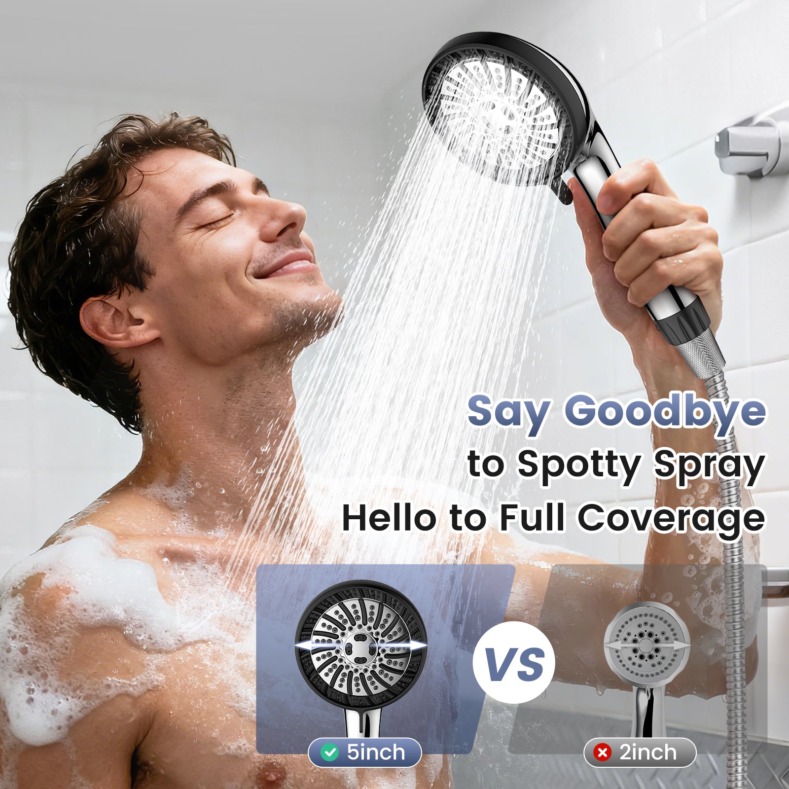 FEELSO Z1 Turbo Handheld Filter Shower Head