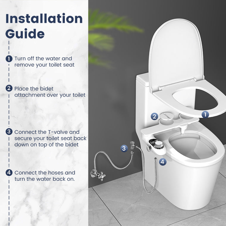 FEELSO Bidet Attachment for Toilet with Filters