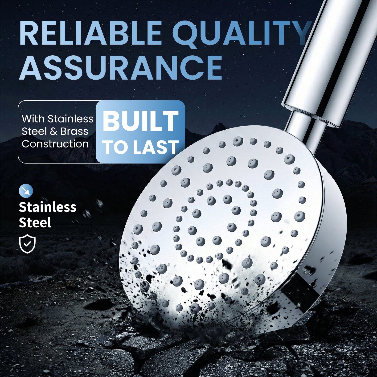 Limited-Time Offer Feelso SL9 All-Metal High Pressure Filtered Shower Head with Hose