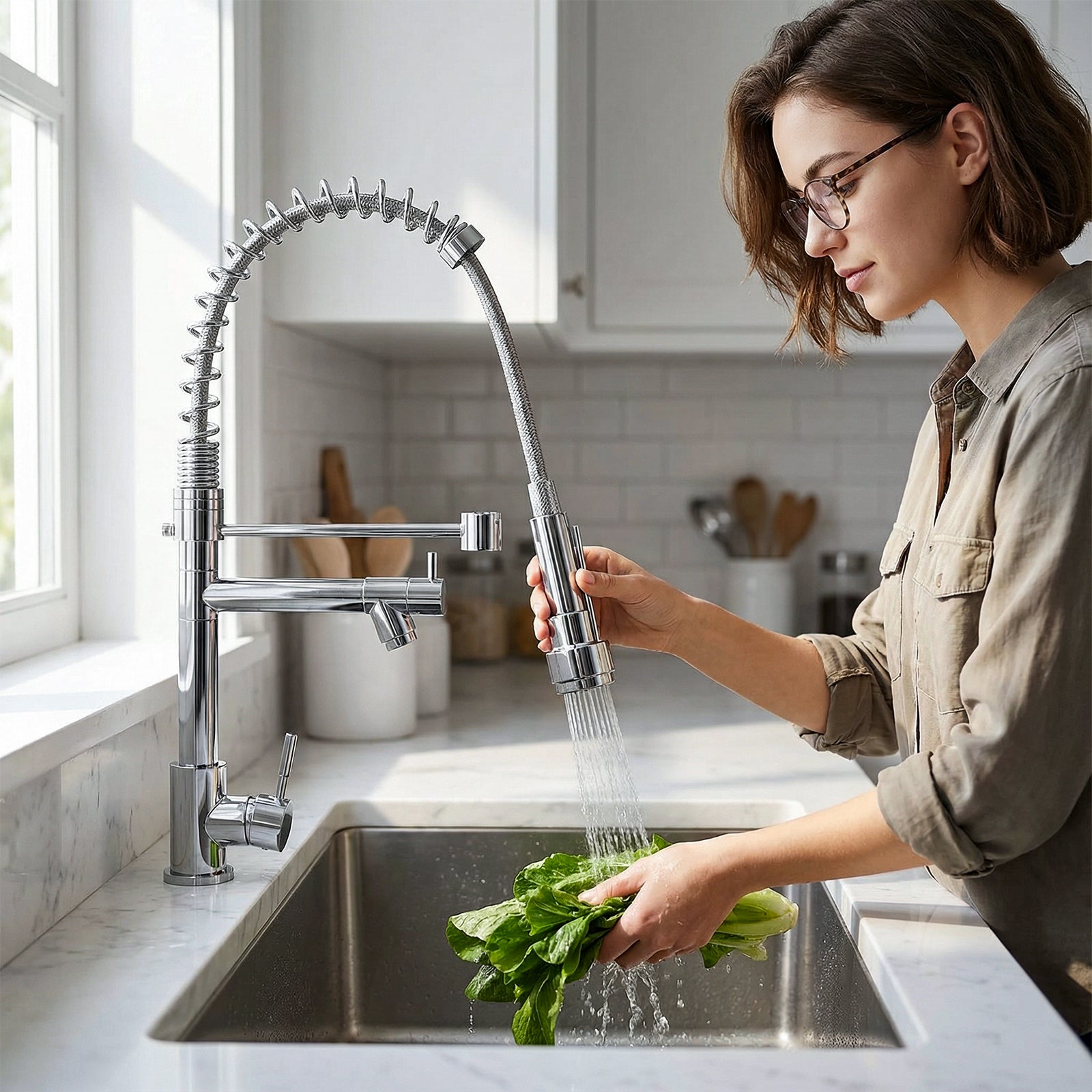 Feelso FL4 Professional Spring Kitchen Faucet