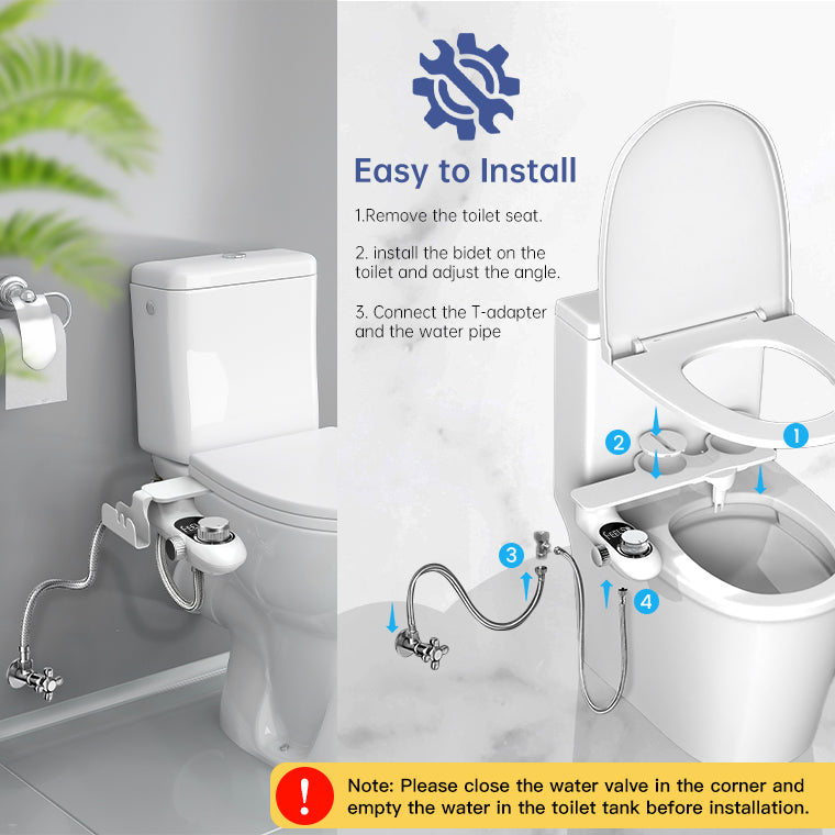 FEELSO Bidet Attachment for Toilet with Filters