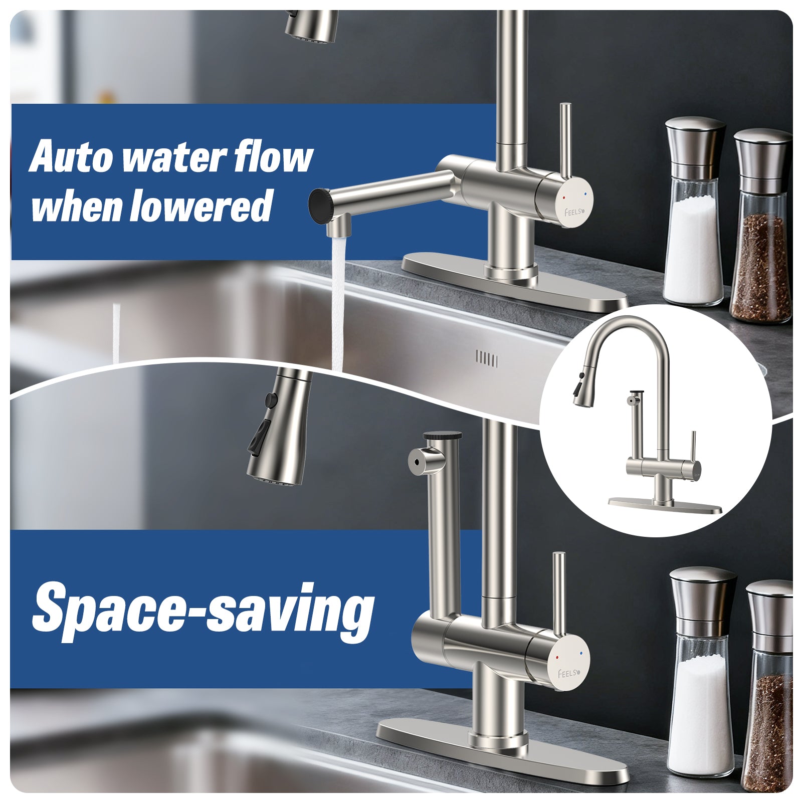 Feelso FL5 Lucky Cat Water Filter Faucet