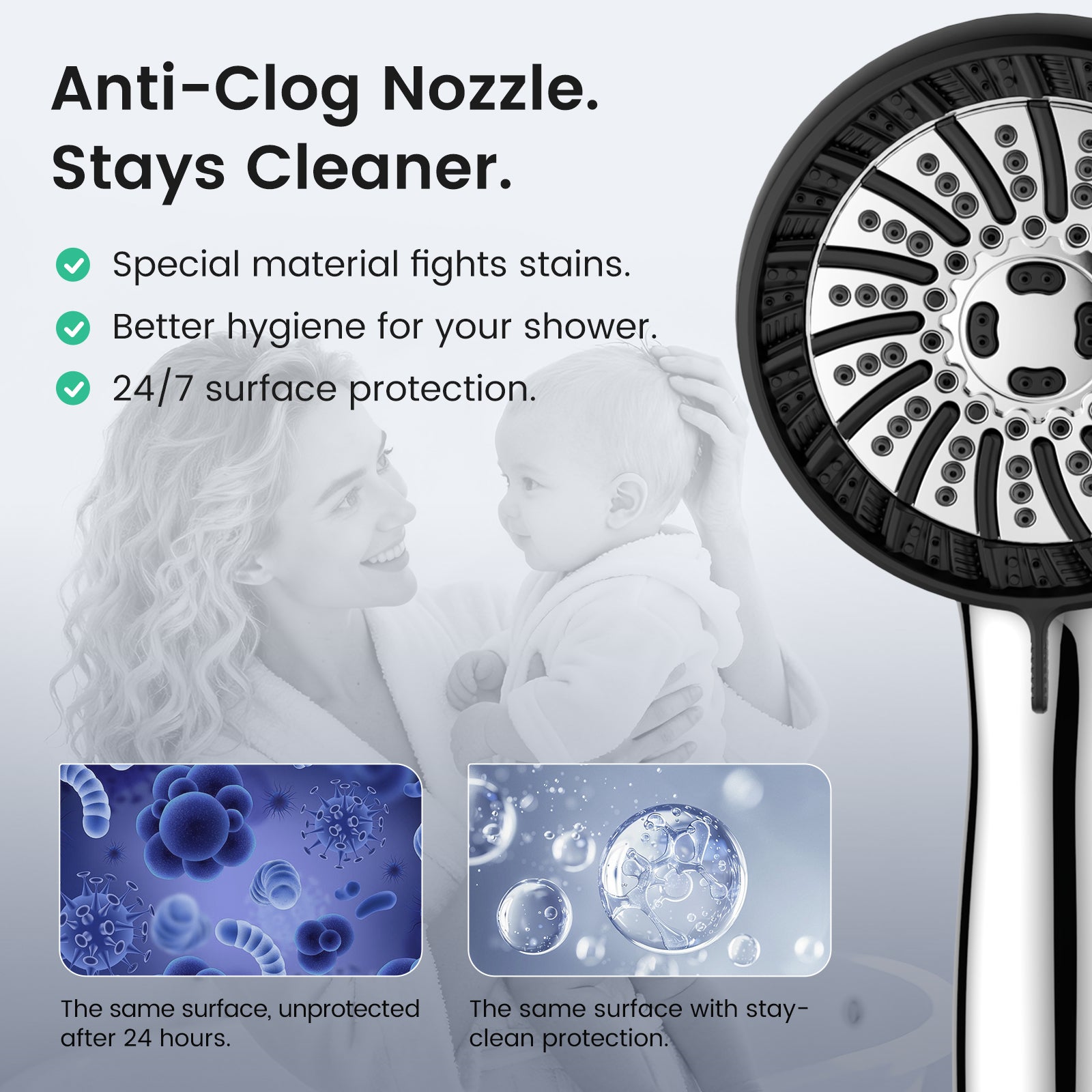 FEELSO Z1 Turbo Handheld Filter Shower Head