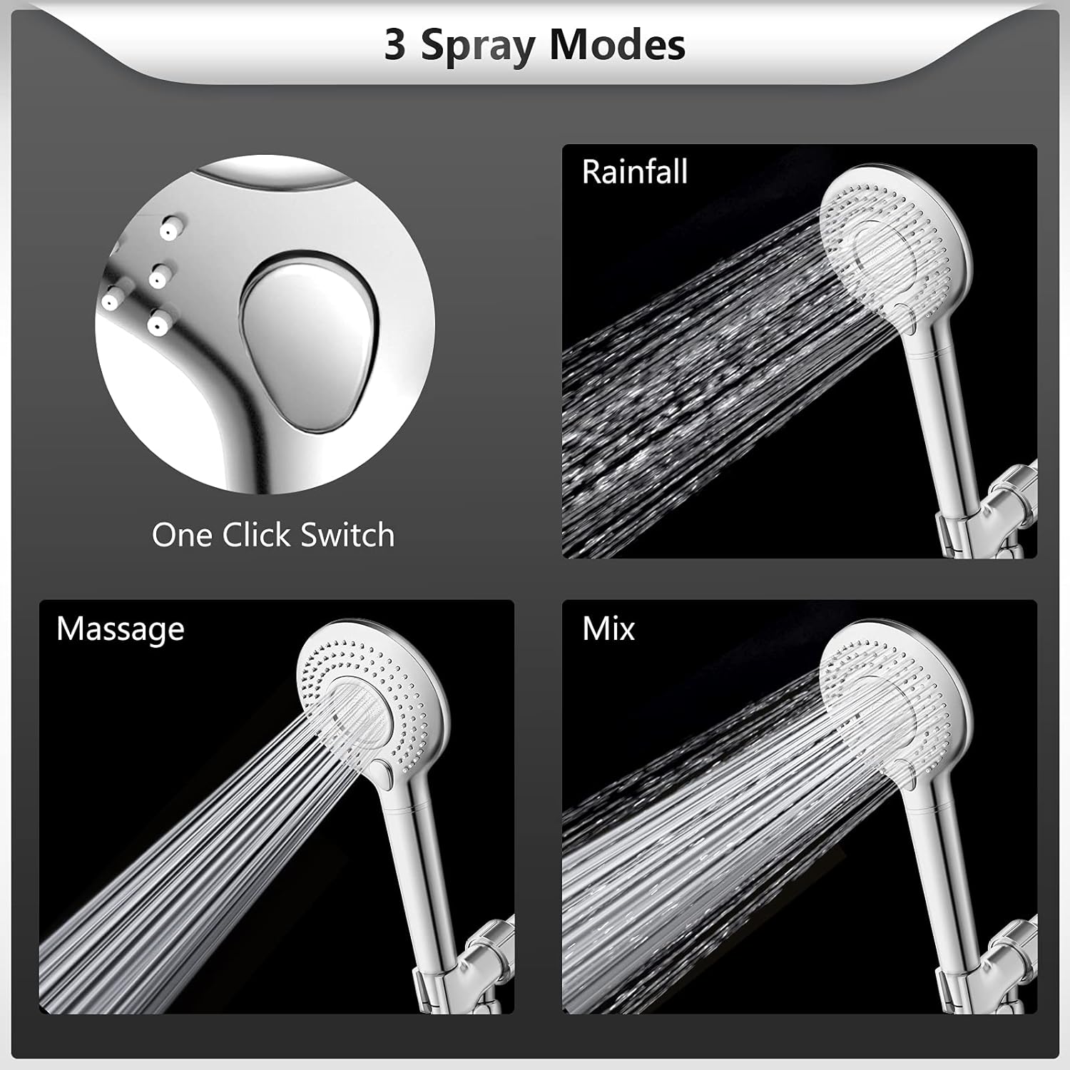 FEELSO SL1 Three-Mode Handheld Filter Showerhead