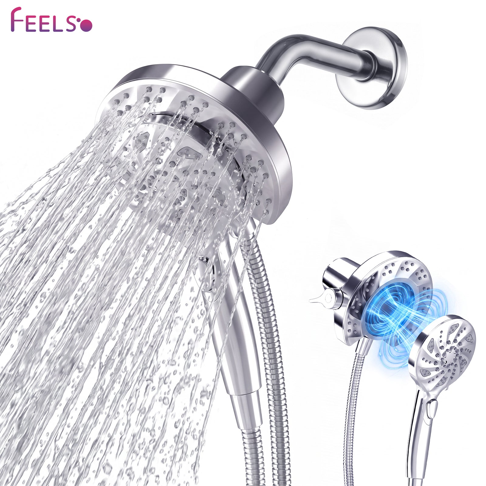 FEELSO T7 Magnetic 2-in-1 Shower Head Set