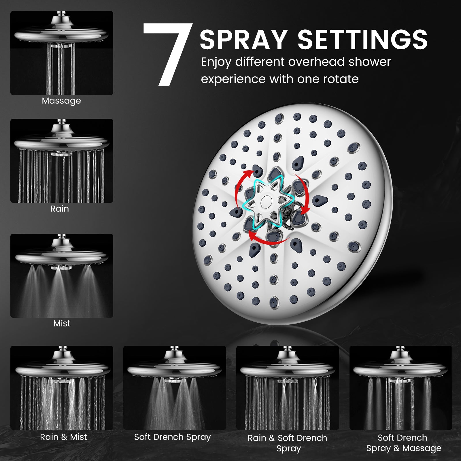 FEELSO T2-Six-Star Multifunctional Shower Set