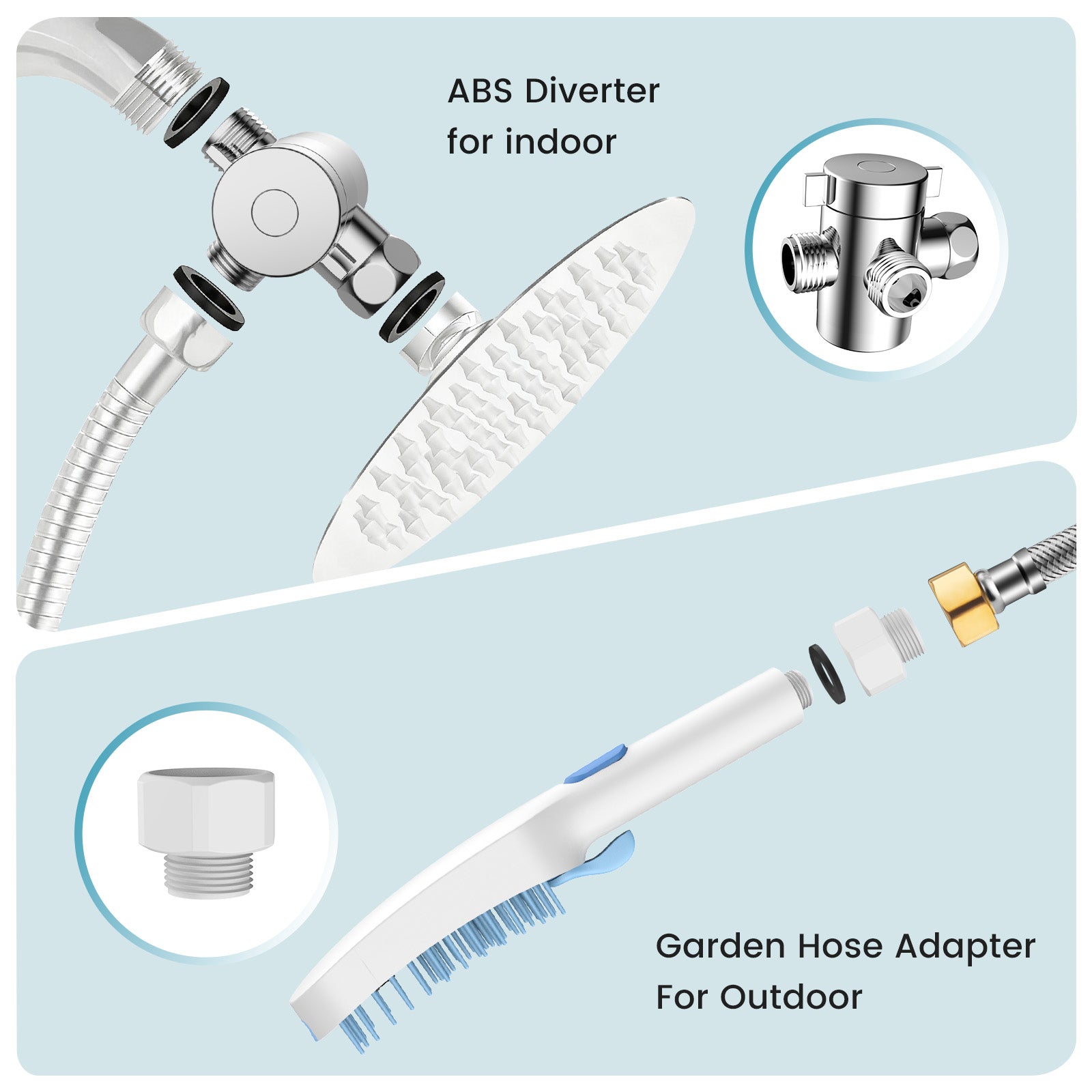 FEELSO 4-Function Handheld Pet Showerhead