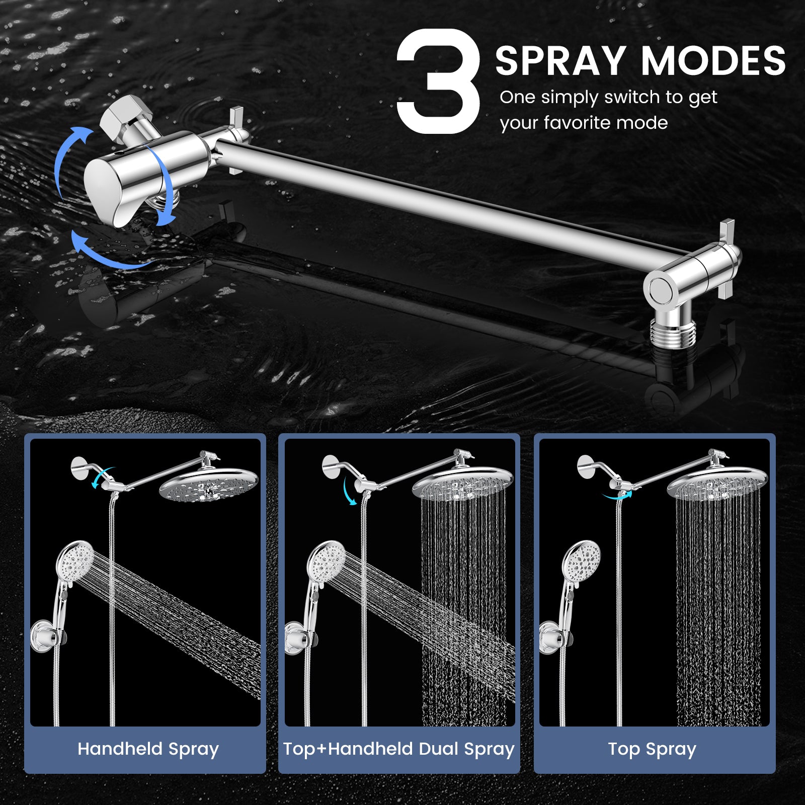 FEELSO T2-Six-Star Multifunctional Shower Set