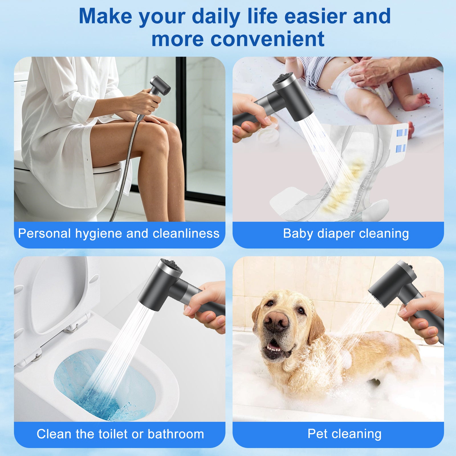 FEELSO Handheld Bidet Spayer with Filter