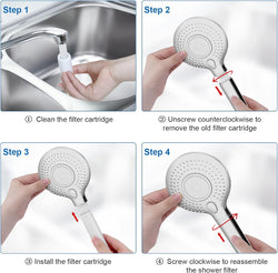 FEELSO 2 Pack 15 Stage Replacement Filters（Applicable to SL1 and SL2）