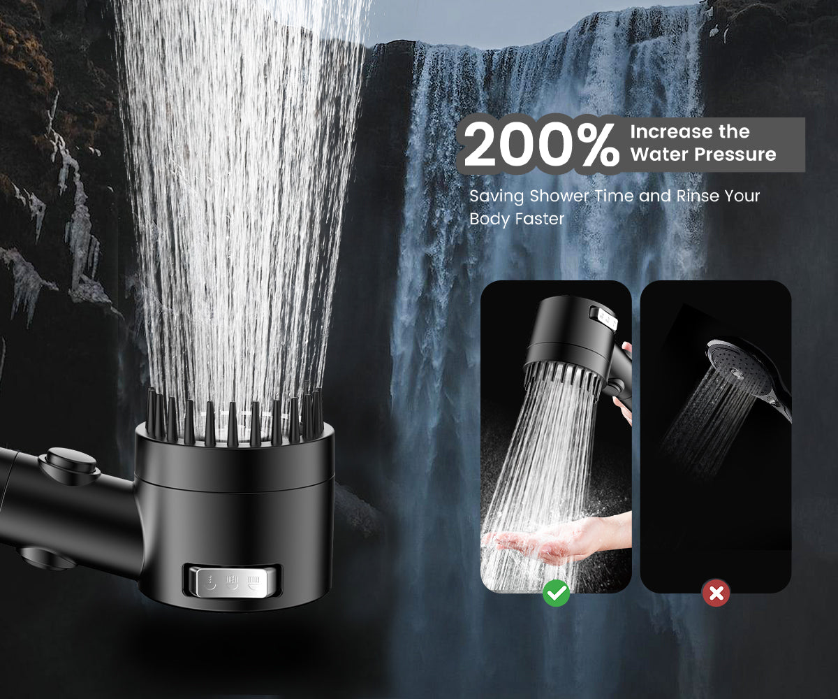FEELSO DY4  Massage Handheld Filter Showerhead(Available in the US only)