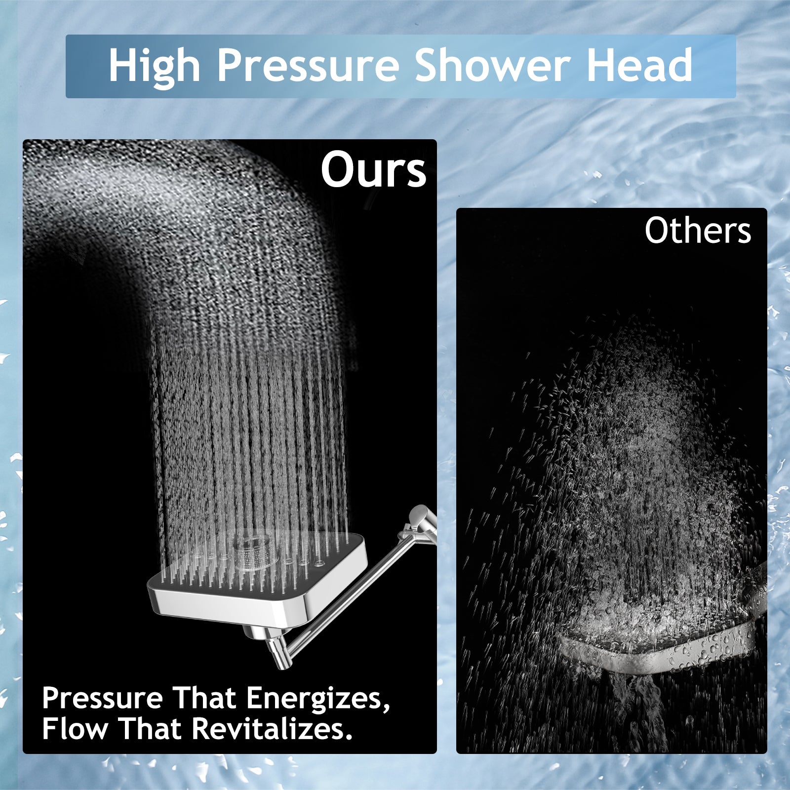 FEELSO Three-Level Overhead Shower Set