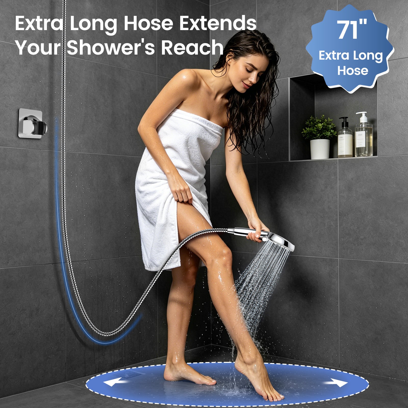 T5-7+8 Multi-Setting Shower Set