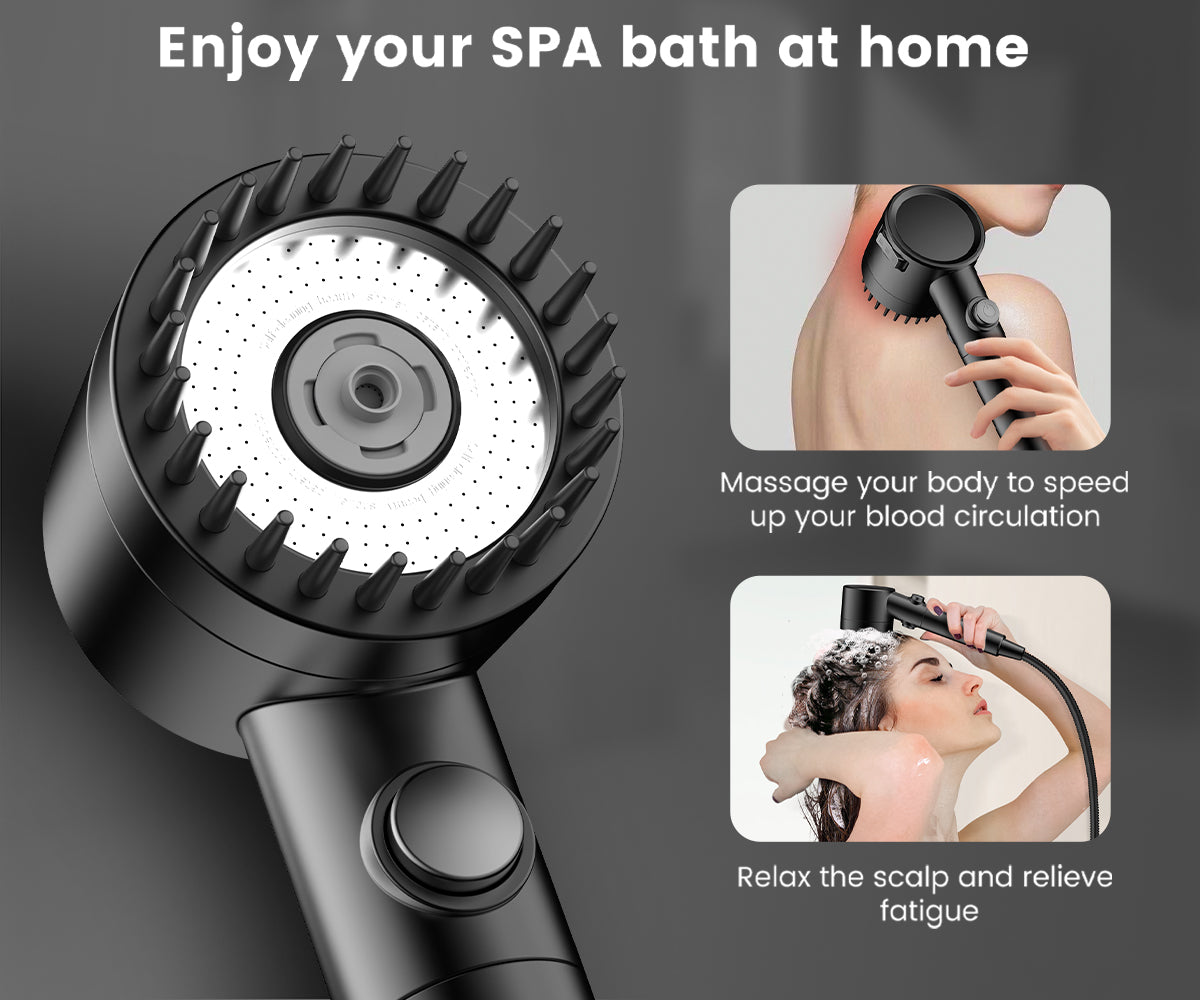 FEELSO DY4  Massage Handheld Filter Showerhead(Available in the US only)