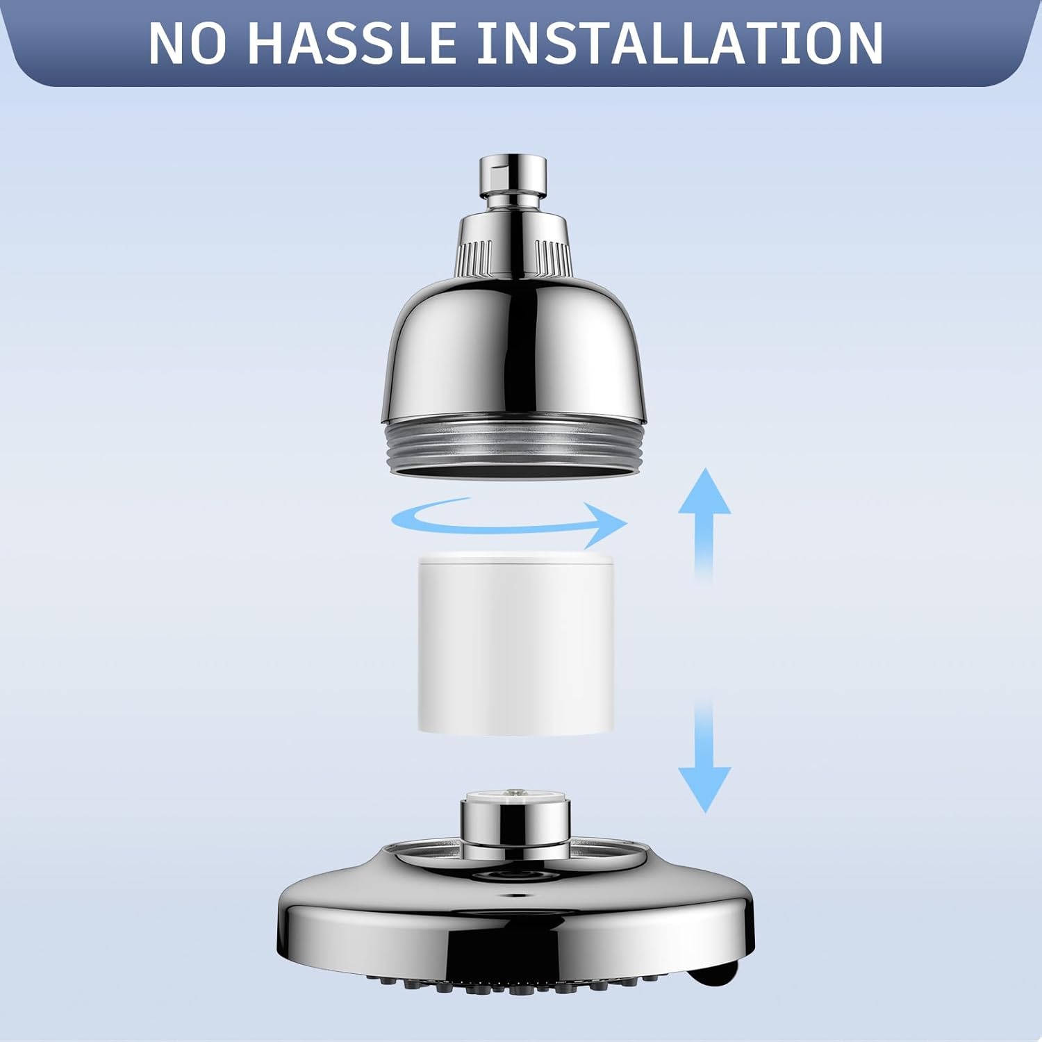 FEELSO 2 Pack Multi-Stage Shower Filter （Applicable to DL4）