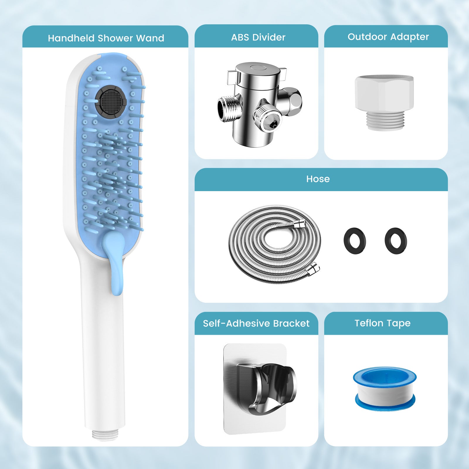 FEELSO 4-Function Handheld Pet Showerhead