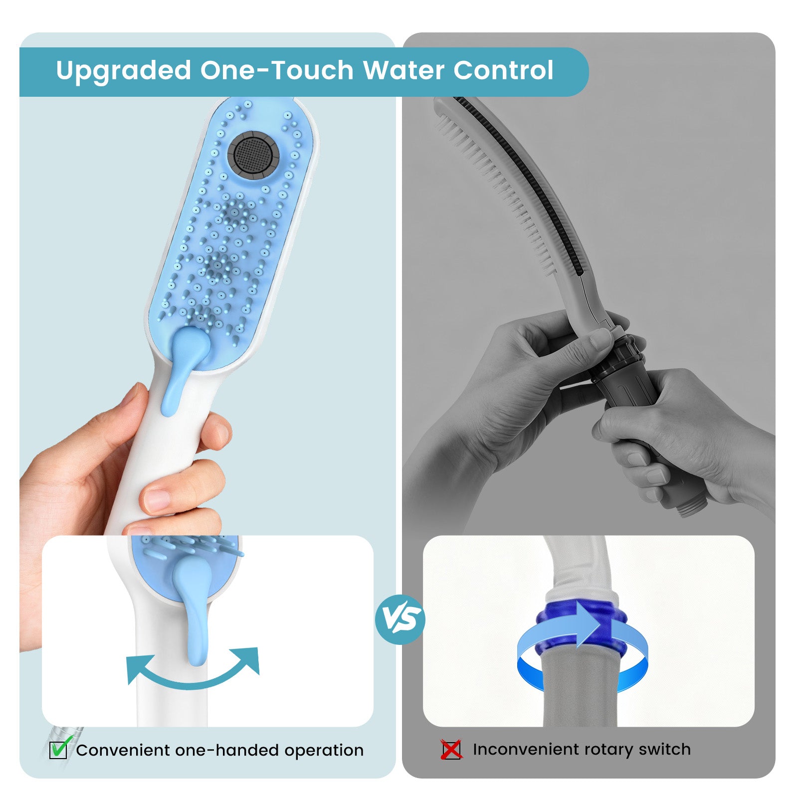 FEELSO 4-Function Handheld Pet Showerhead