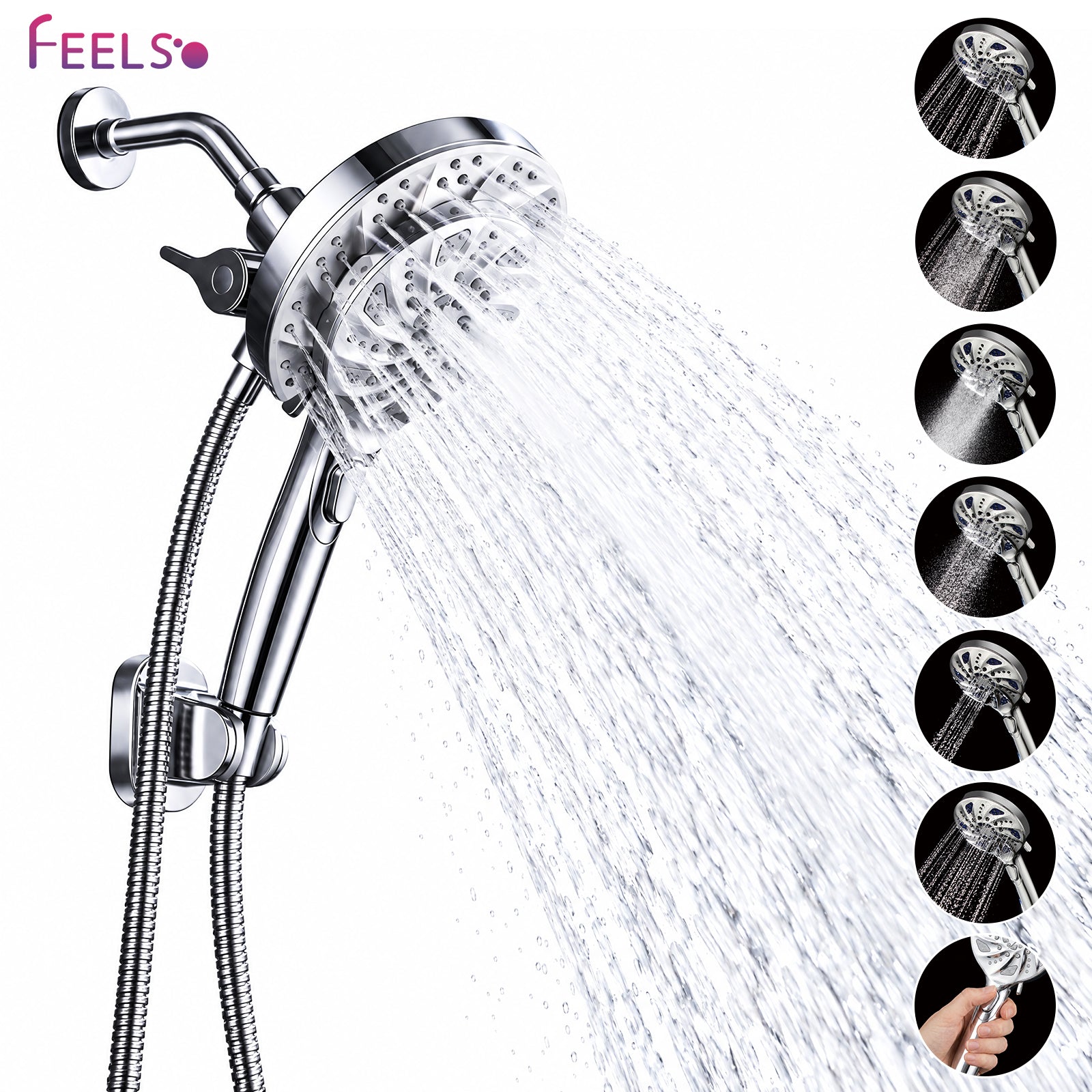 FEELSO T7 Magnetic 2-in-1 Shower Head Set